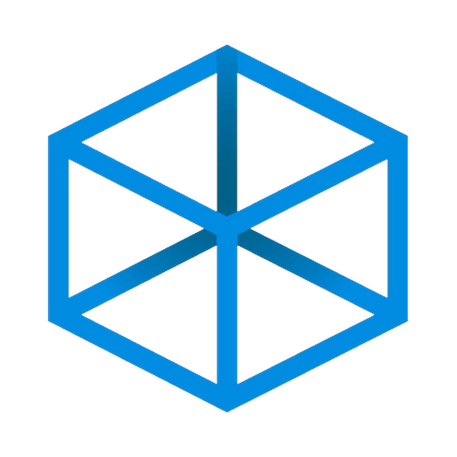 Símbolo oficial azul da Tétis